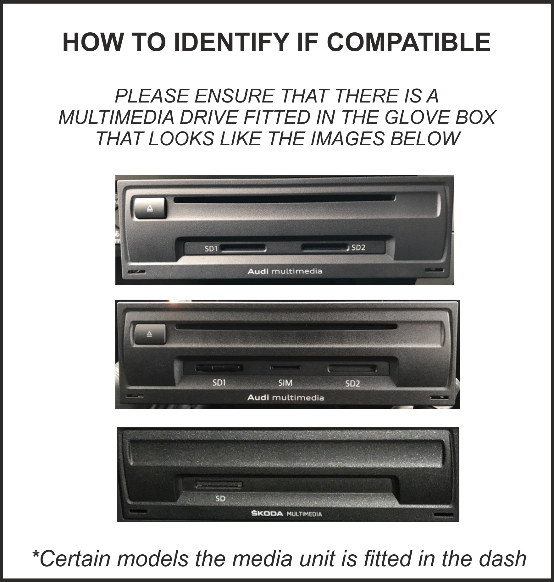Seat Multi Media Units