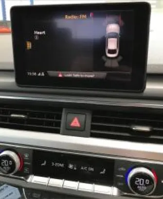 Audi A6 Front and Reverse Camera